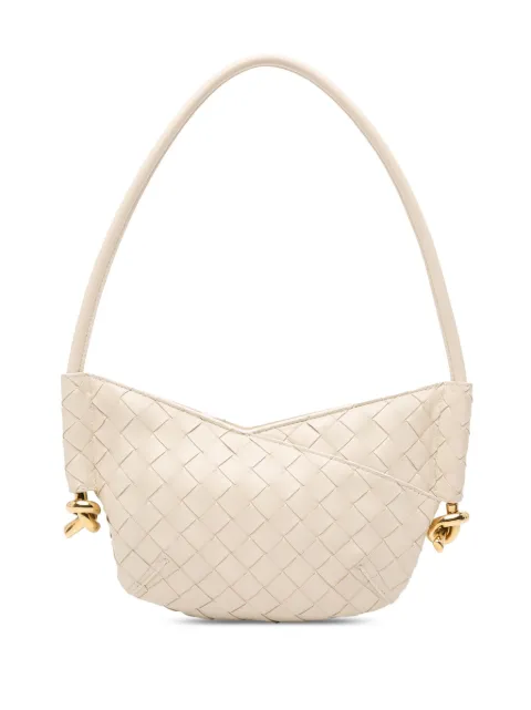 Bottega Veneta Pre-Owned bolsa de hombro Solstice baby de piel de cordero Intrecciato 2012-2025
