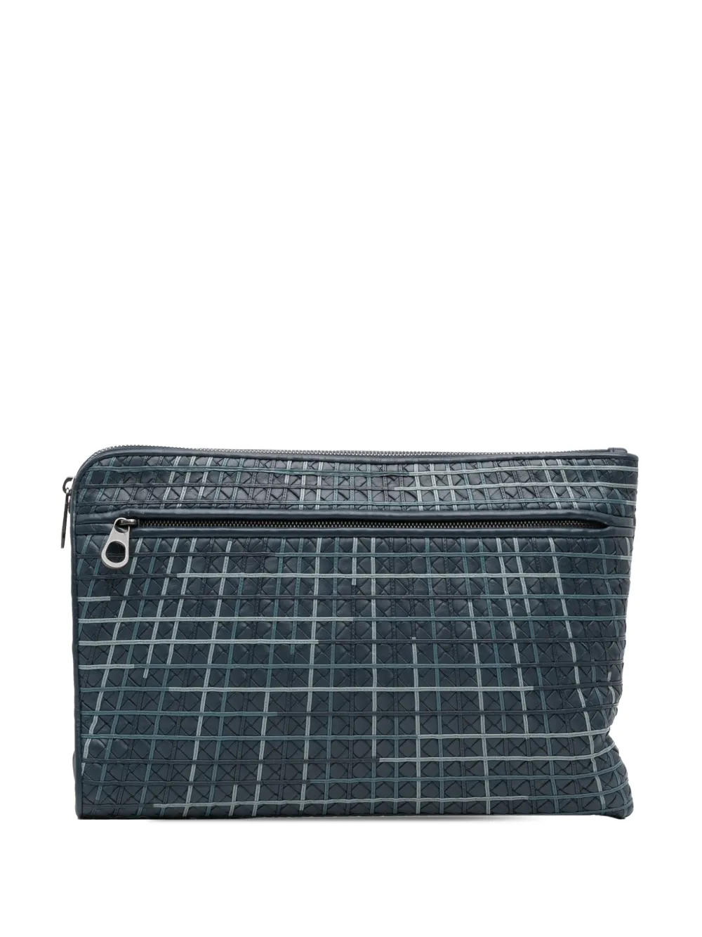 Bottega Veneta Pre-Owned 2012-2025 Nappa Intrecciato Metropolis clutch bag | Blue | Image 1