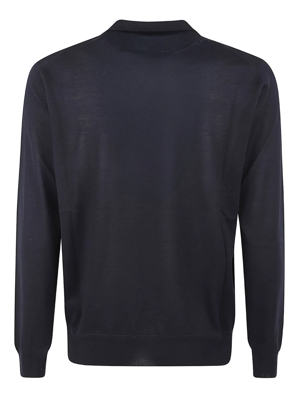 Brett Johnson Kasjmier T-shirt met rits - Blauw
