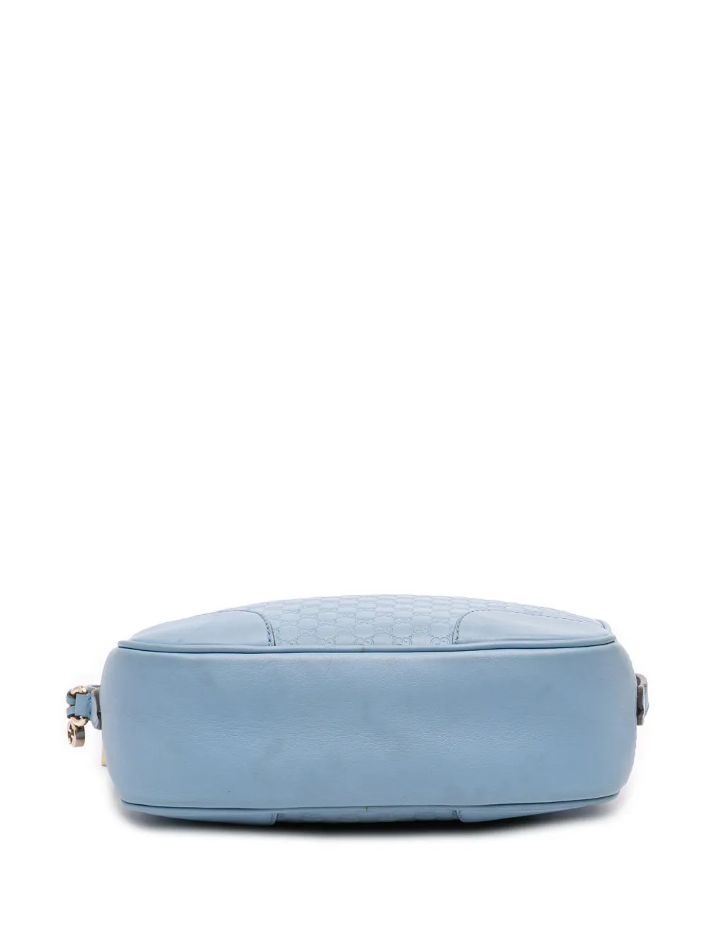 Gucci Pre-owned 2016-2025 Mini Microguccissima Bree Crossbody Bag in Blue, view 4