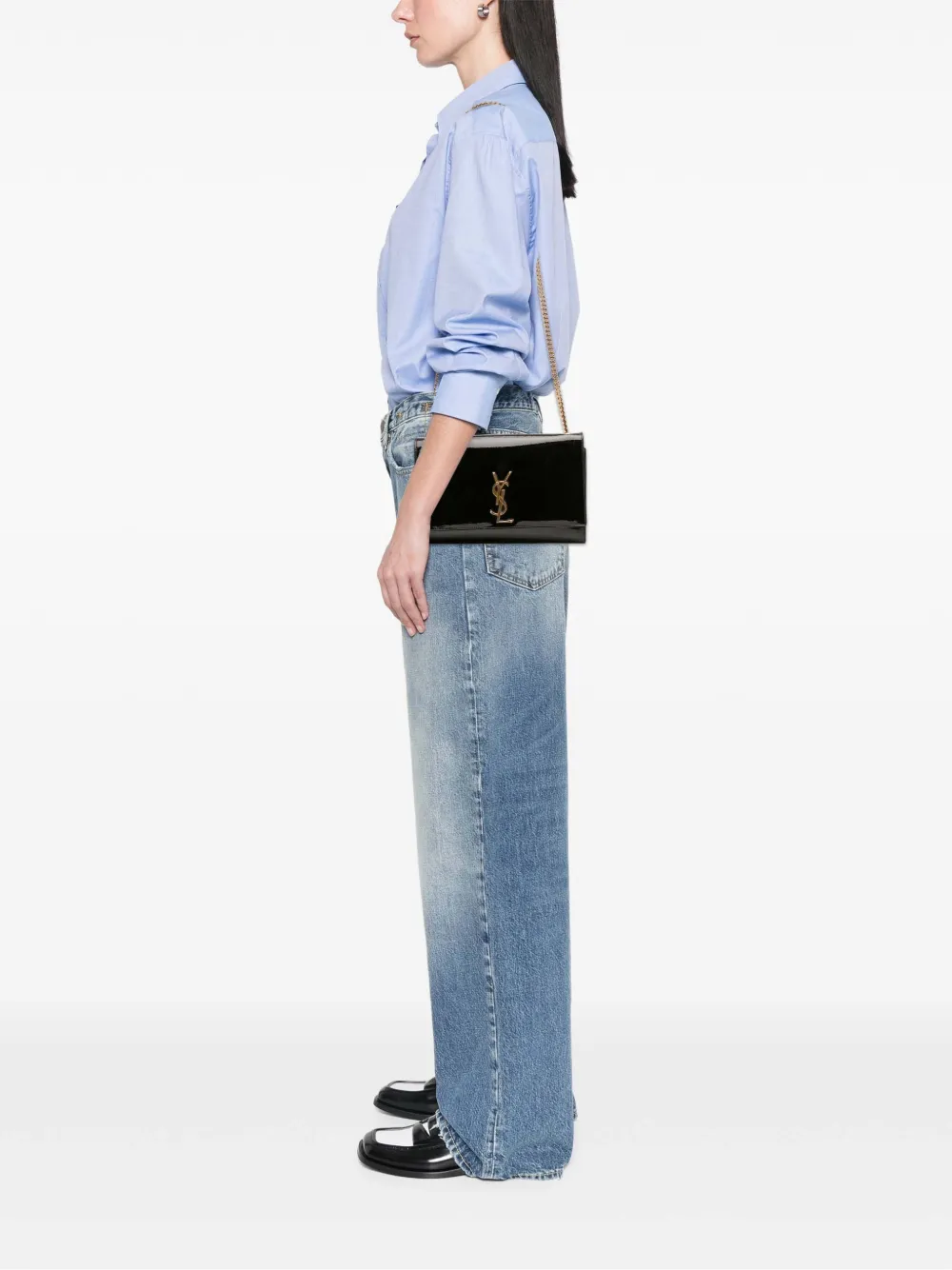 Saint Laurent Pre-Owned Monogram Kate 中号亮面斜挎包（2015年典藏款） | 典藏臻品 | Image 2