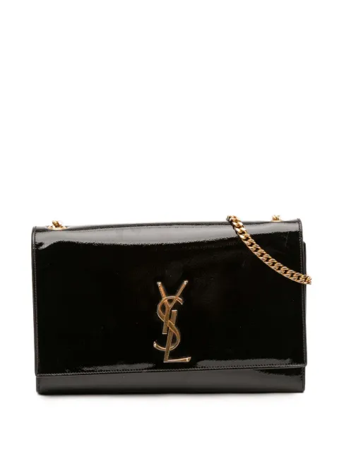 Saint Laurent Pre-Owned 2015 Medium Patent Monogram Kate crossbody bag