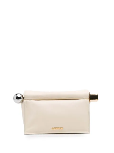 Jacquemus Pre-Owned 2010-2025 Smooth Calfskin La Pochette Rond Carre clutch bag