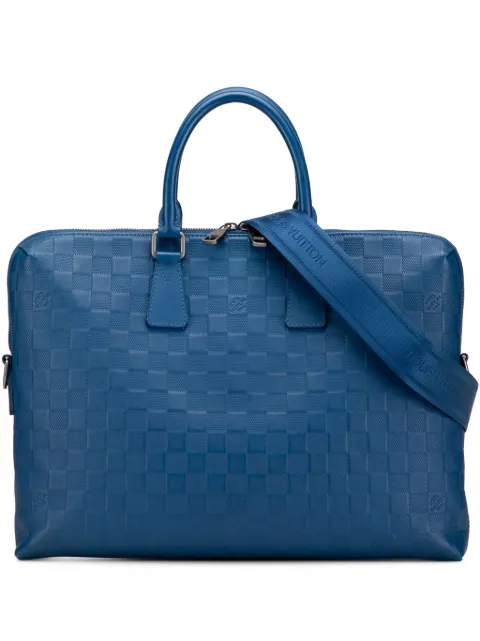 Louis Vuitton Pre-Owned 2014 Damier Infini Porte Documents Jour business bag