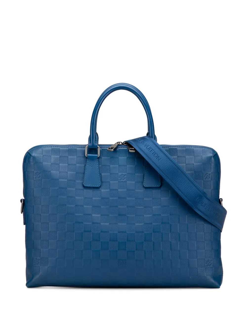 Louis Vuitton Pre-Owned sacoche Porte-Documents Jour à motif Damier Infini (2014) | bleu | Image 1