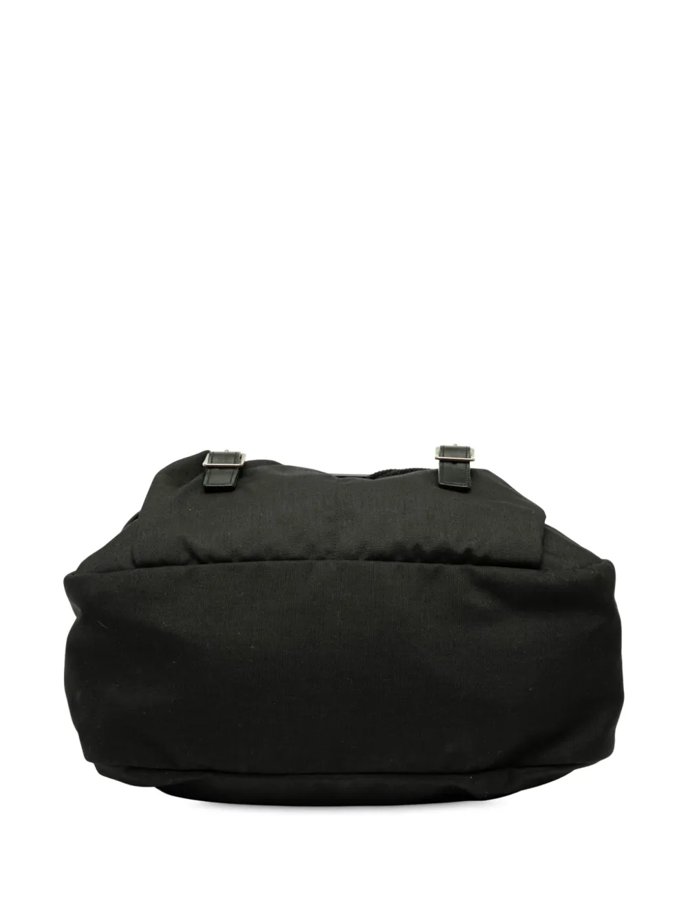 Pre-owned Saint Laurent 2014 Canvas Hunting Buckle Messenger Bag Crossbody Bag In Black