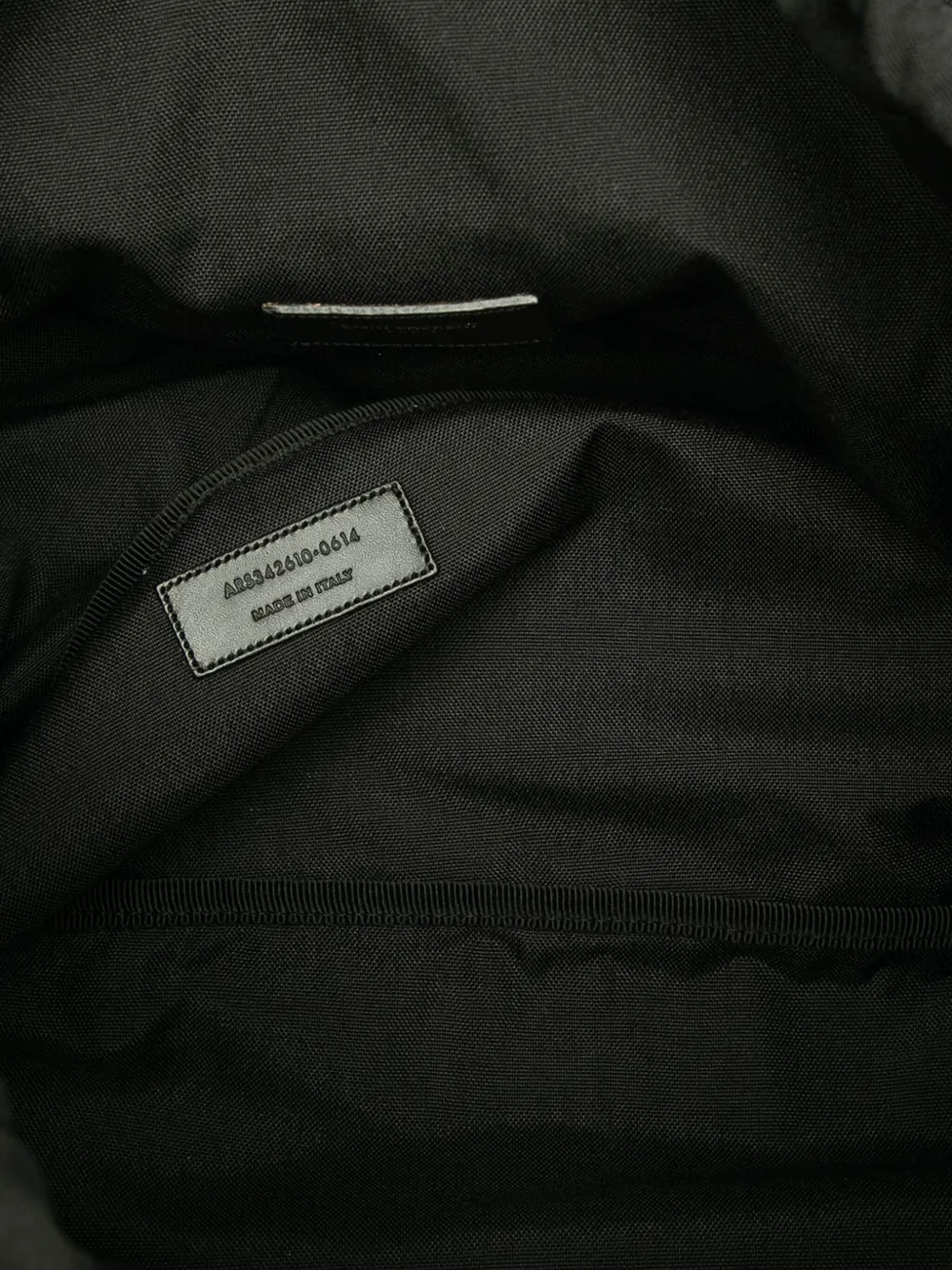 Pre-owned Saint Laurent 2014 Canvas Hunting Buckle Messenger Bag Crossbody Bag In Black