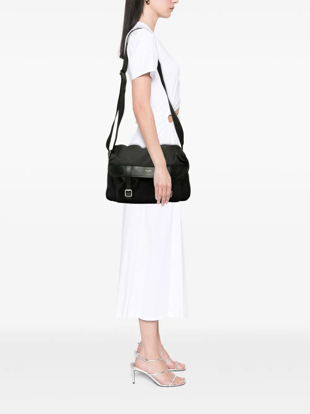 Saint Laurent Pre-Owned Hunting 帆布扣环邮差包斜挎包（2014年典藏款） | 典藏臻品 | Image 2