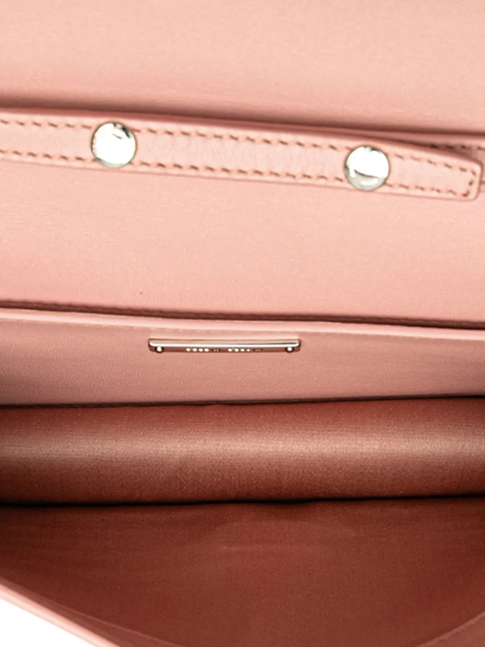 Pre-owned Miu Miu 2010-2025 Matelasse Nappa Crystal Chain Buckle Crossbody Bag In Pink