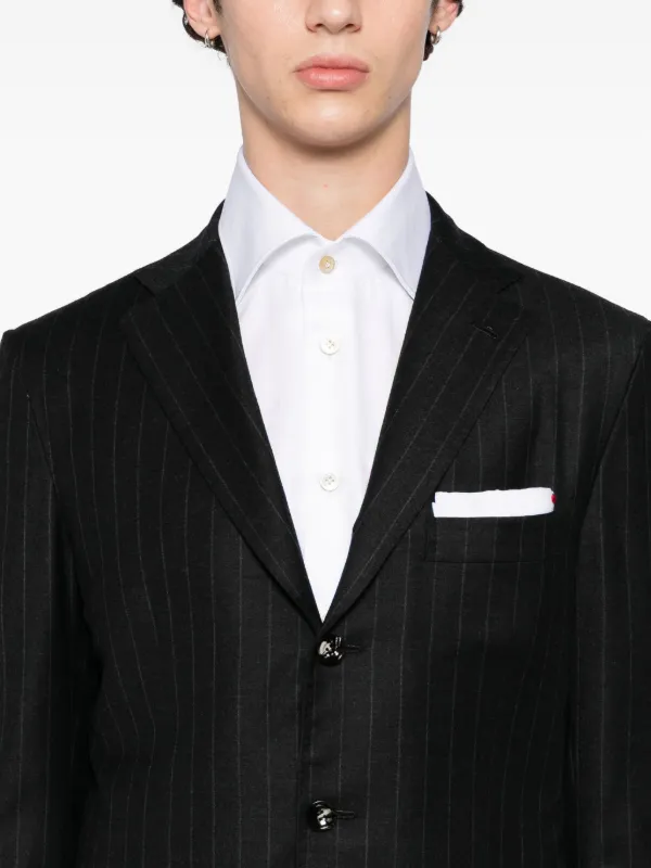 Kiton シングルスーツ | ブラック | FARFETCH JP