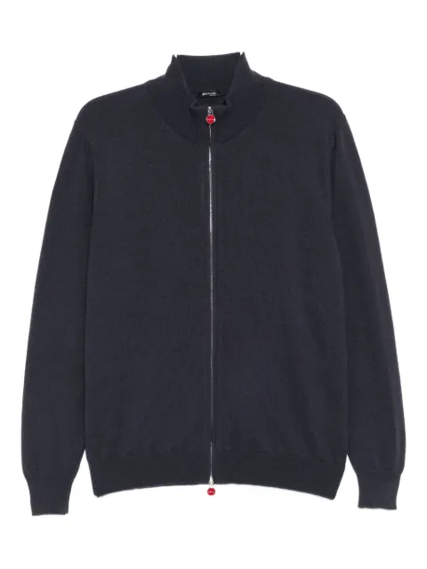 Kiton logo-printed jumper