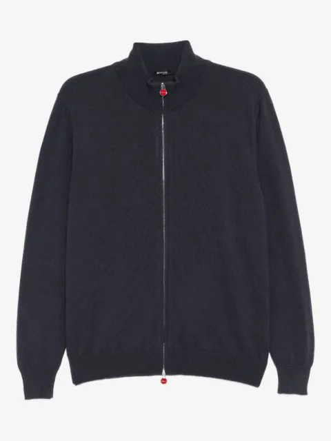 Kiton suéter con logo estampado