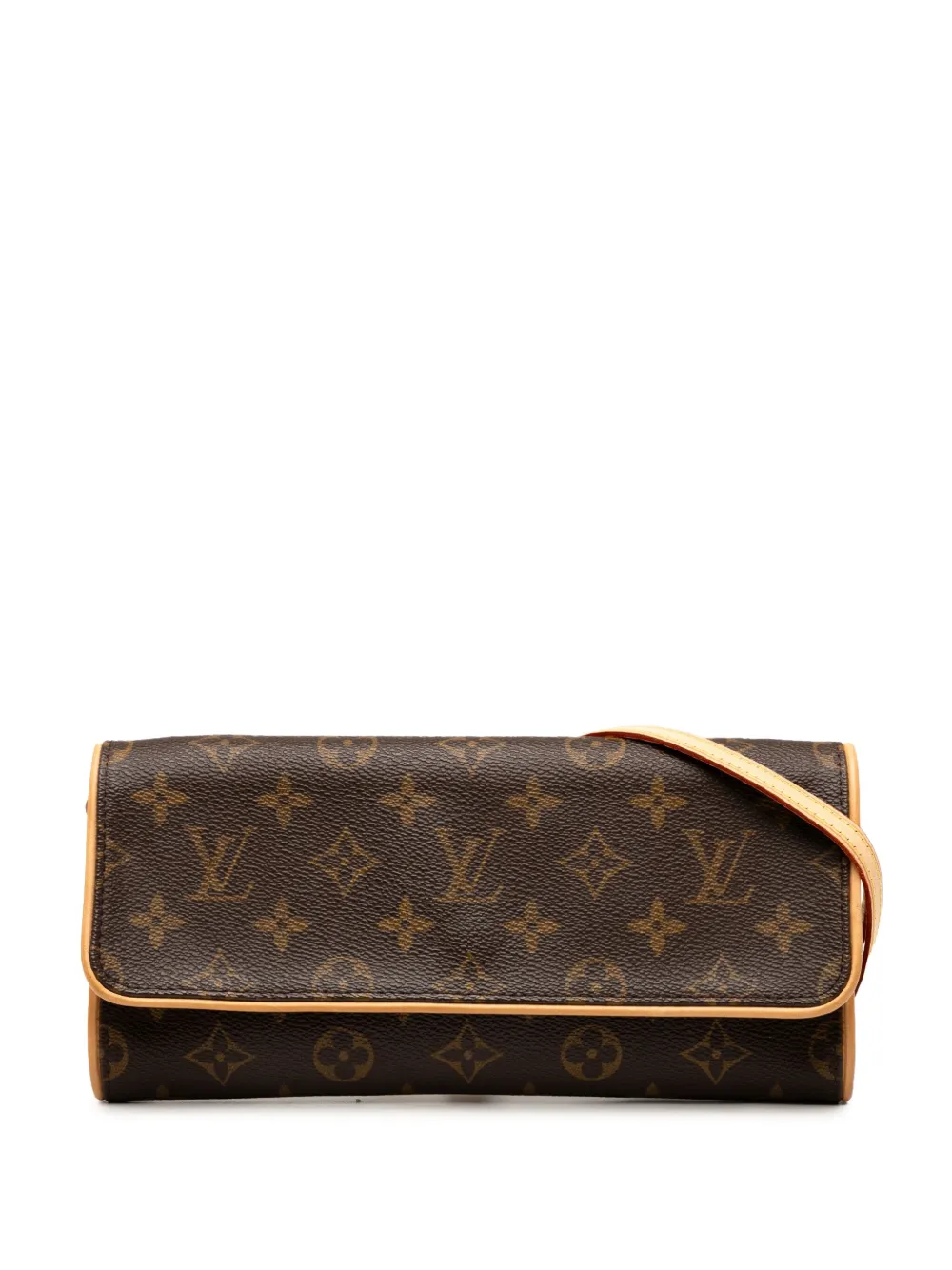 Louis Vuitton Pre-Owned 2000 モノグラム ポシェットツイン GM ショルダーバッグ - ブラウン Louis Vuitton Pre-Owned 2000 モノグラム ポシェットツイン GM ショルダーバッグ - ブラウン