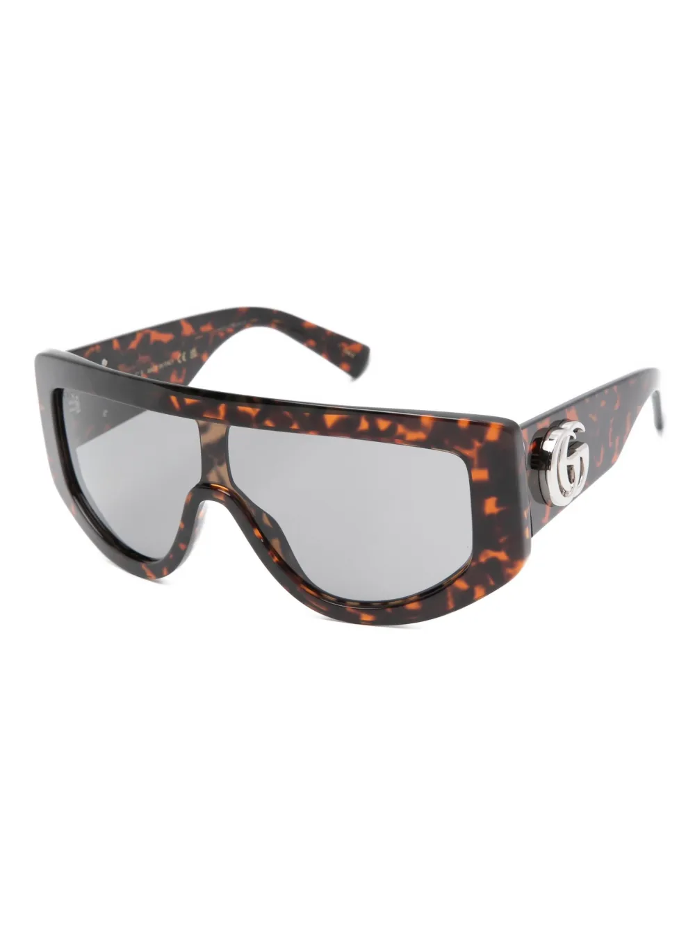 Gucci Eyewear geometric-frame sunglasses - Bruin