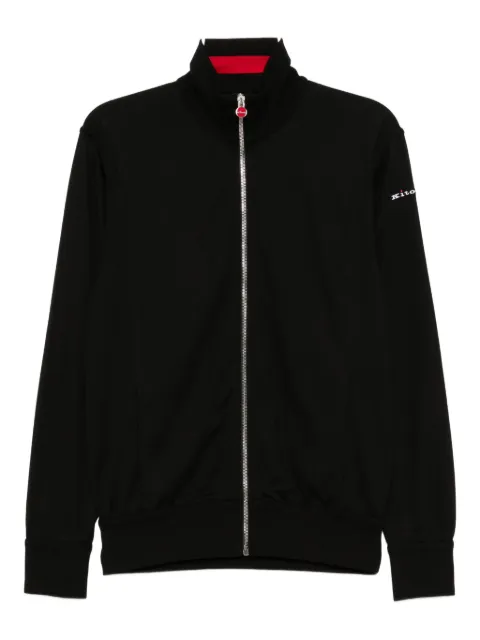 Kiton logo-embroidered trousers set