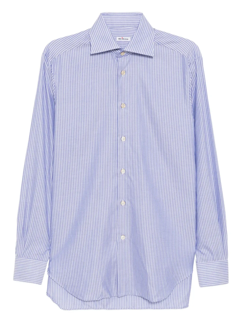 Kiton stripe-printed shirt | Blue | Image 1
