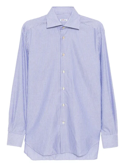 Kiton stripe-printed shirt
