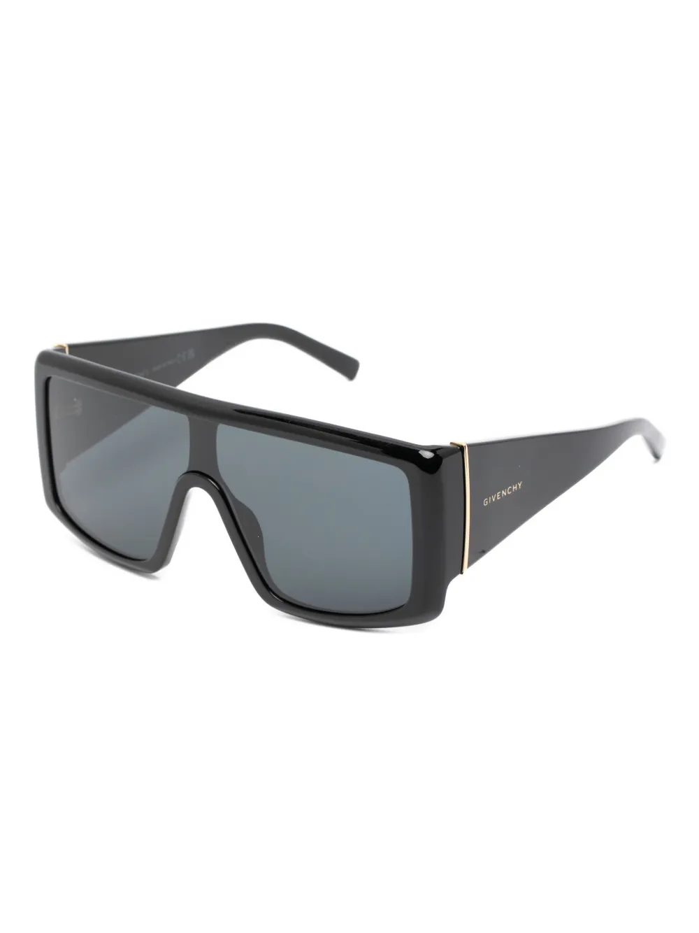 Givenchy Eyewear mask-frame sunglasses - Zwart