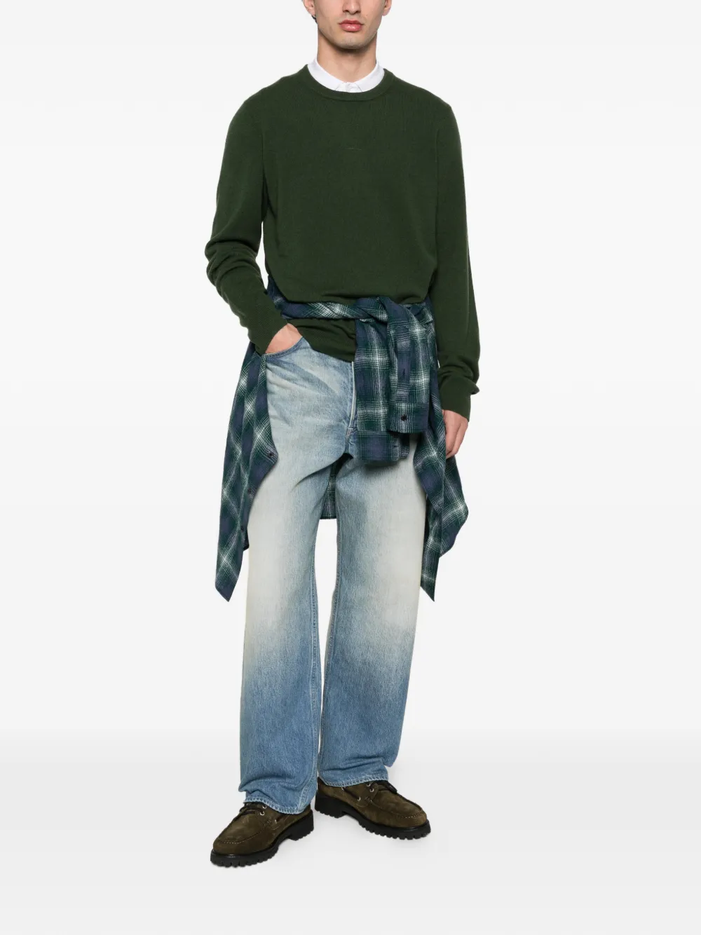 FROM FUTURE Trui met ronde hals - Groen