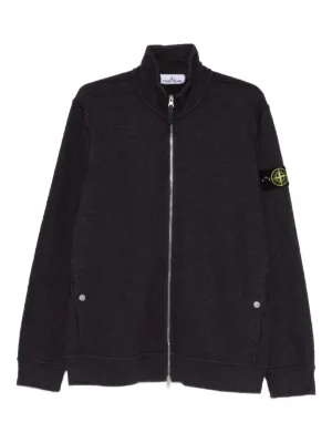 Stone Island ジップアップ パーカー | グレー | FARFETCH JP