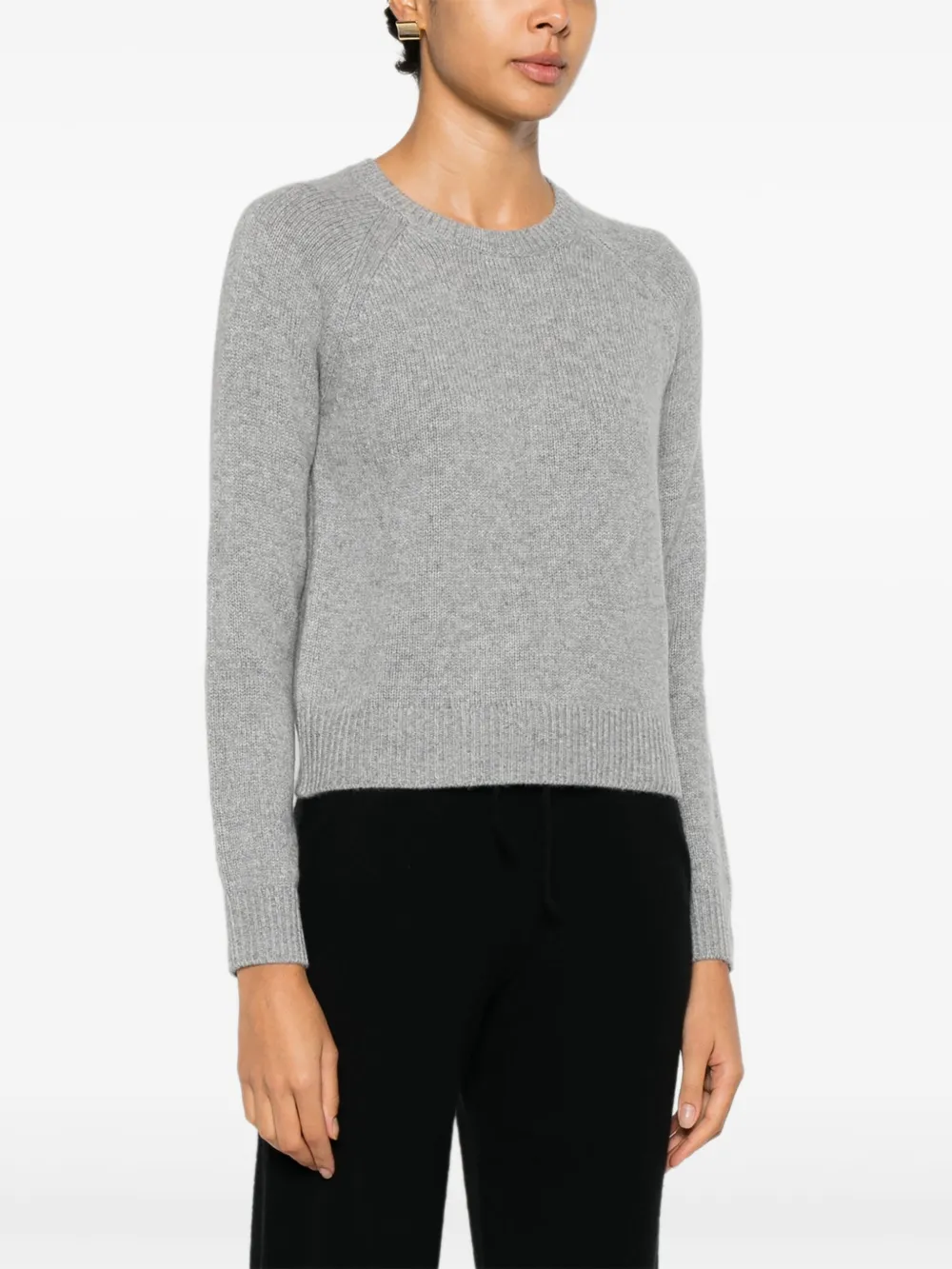 From Future Raglan Crewneck Sweater In Gray