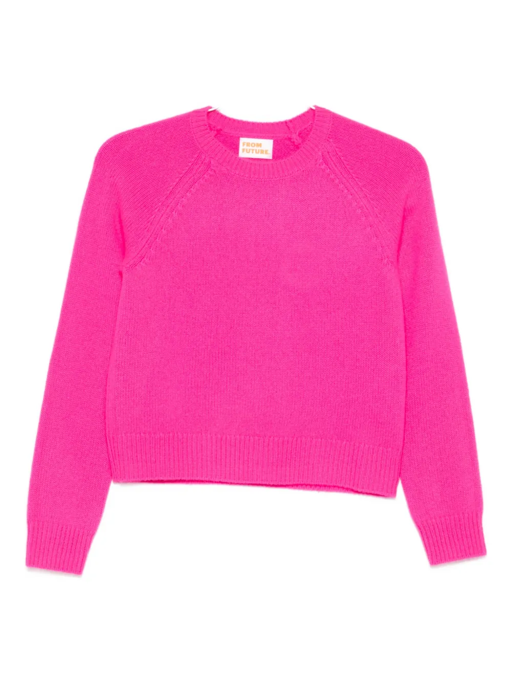 From Future Raglan Sleeve Sweater In Pink