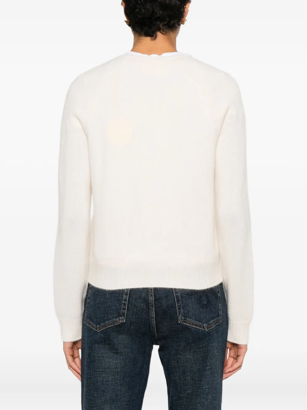 From Future Raglan Sleeve Sweater In Neutral