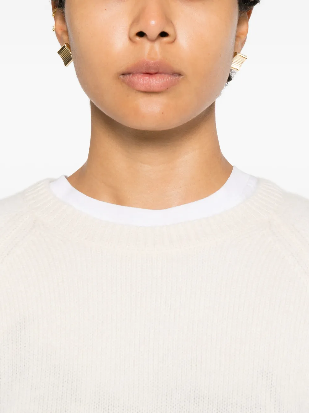 From Future Raglan Sleeve Sweater In Neutral