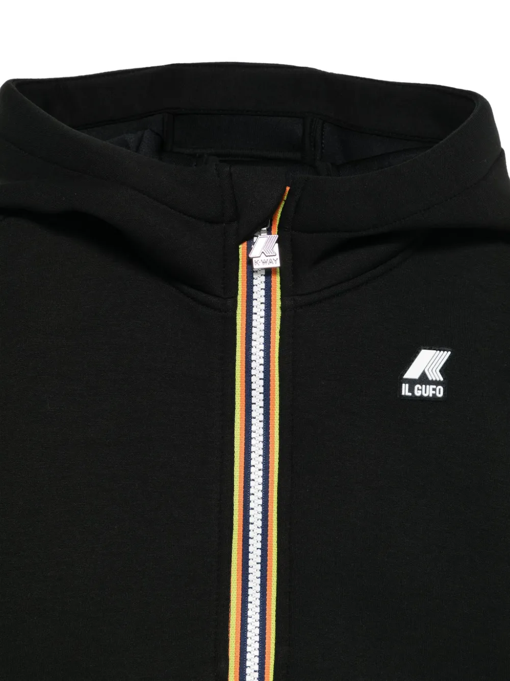 Il Gufo Top met capuchon Zwart