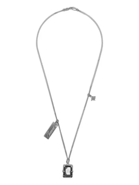 MISBHV rectangular-pendant necklace