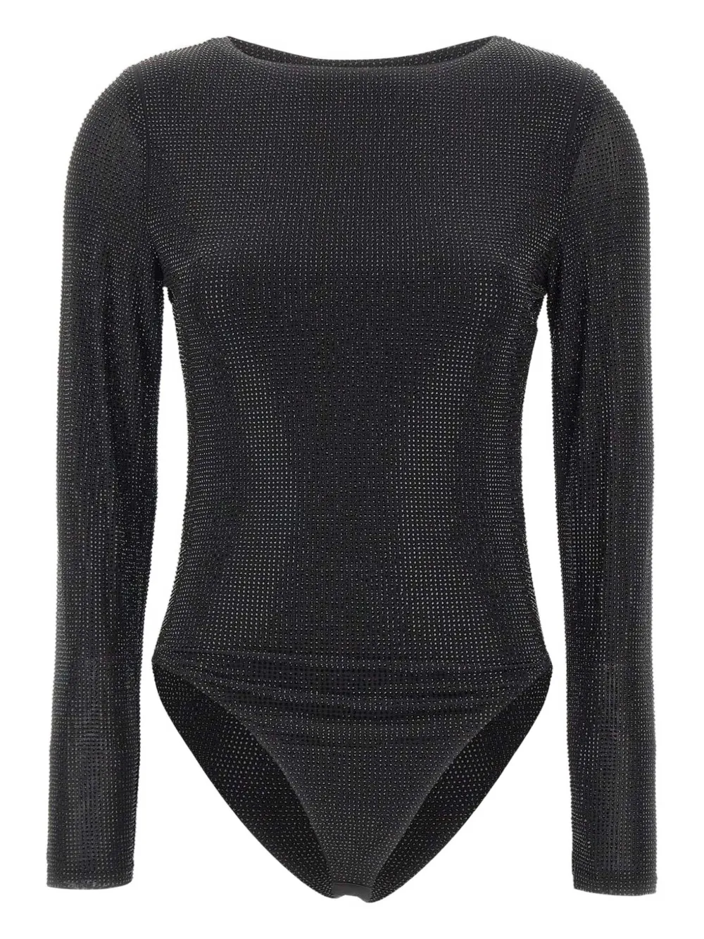 TWENTY FOURHAITCH Arches rhinestones long-sleeve body | Black | Image 1