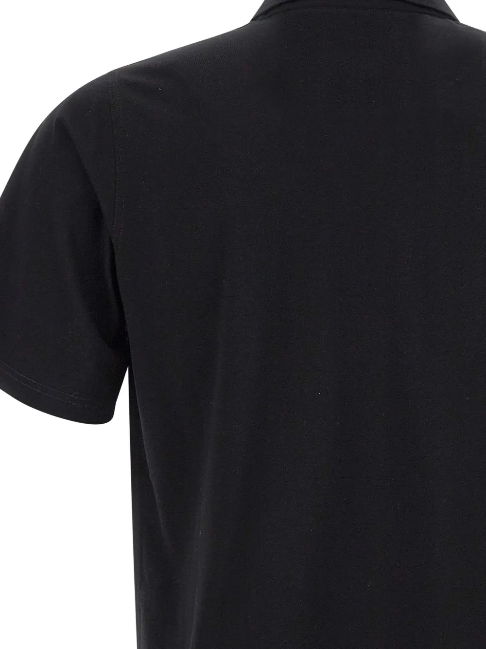 Kiton Poloshirt met halve rits Zwart