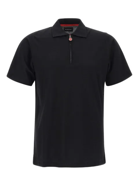 Kiton polo con media cremallera