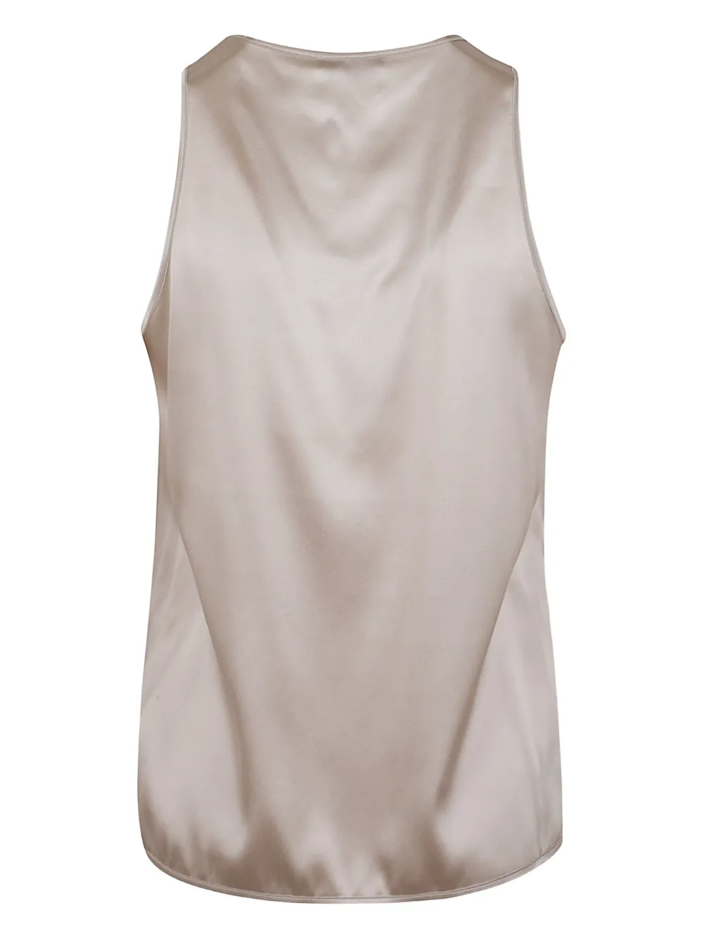 Peserico Embellished Silk Tank Top In Neutral
