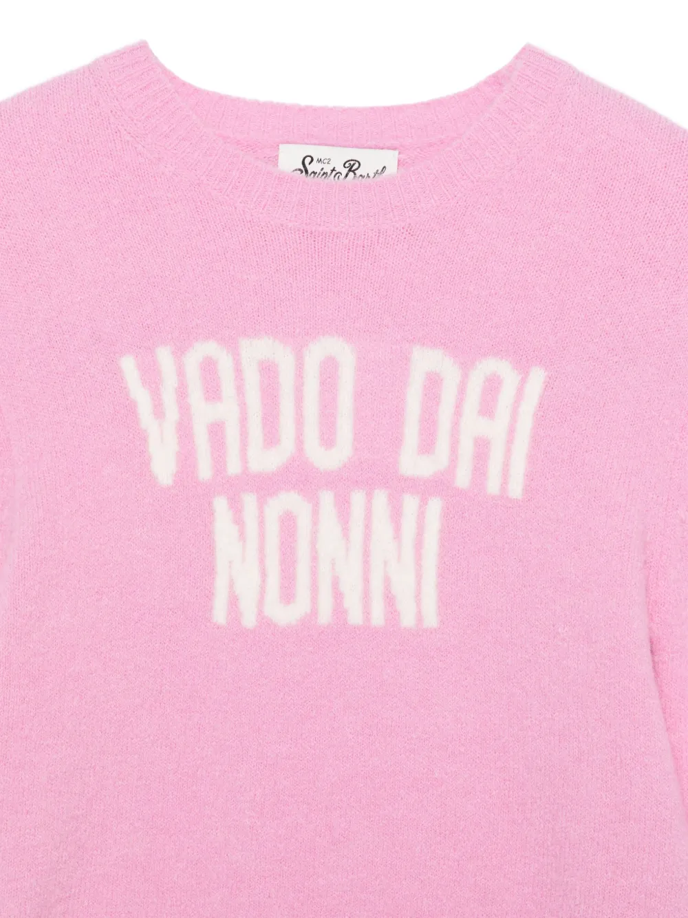 MC2 Saint Barth Kids Trui met ronde hals Roze