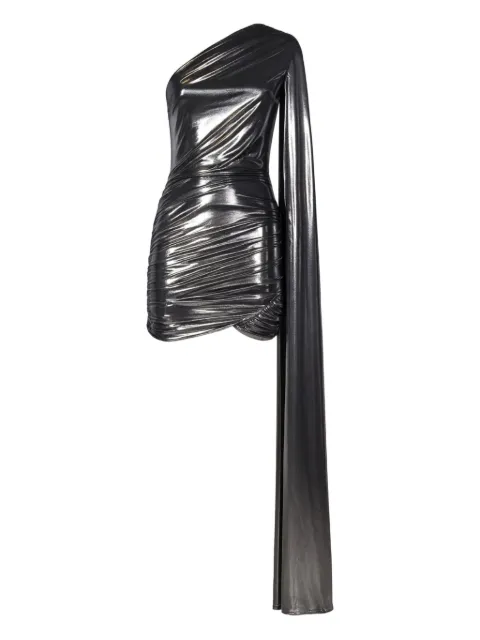 ROOM76 one-shoulder draped mini dress