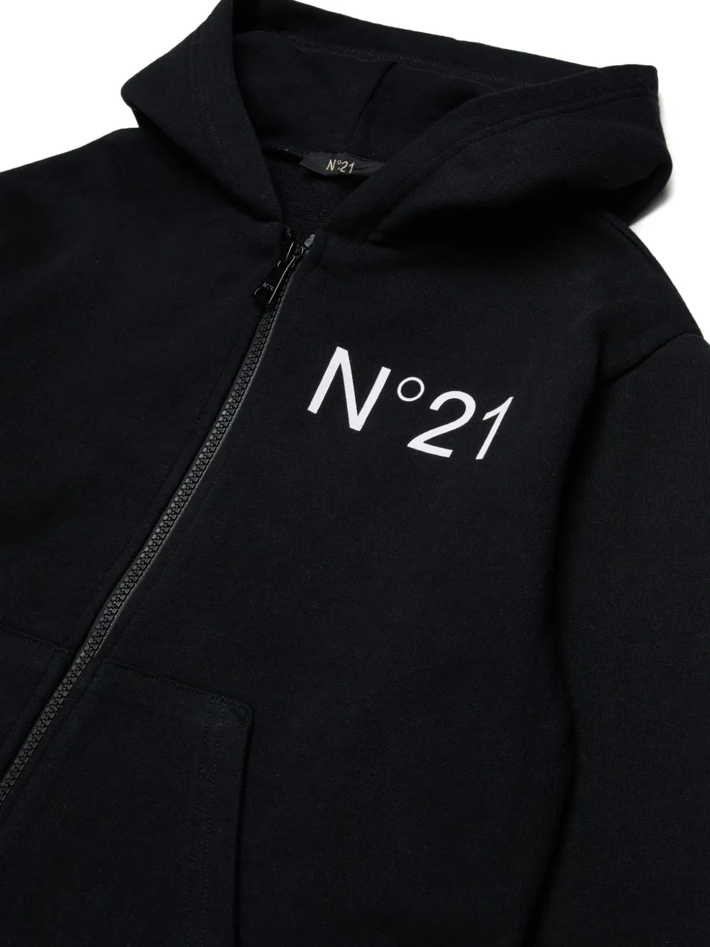 Zipped Cotton Hoodie