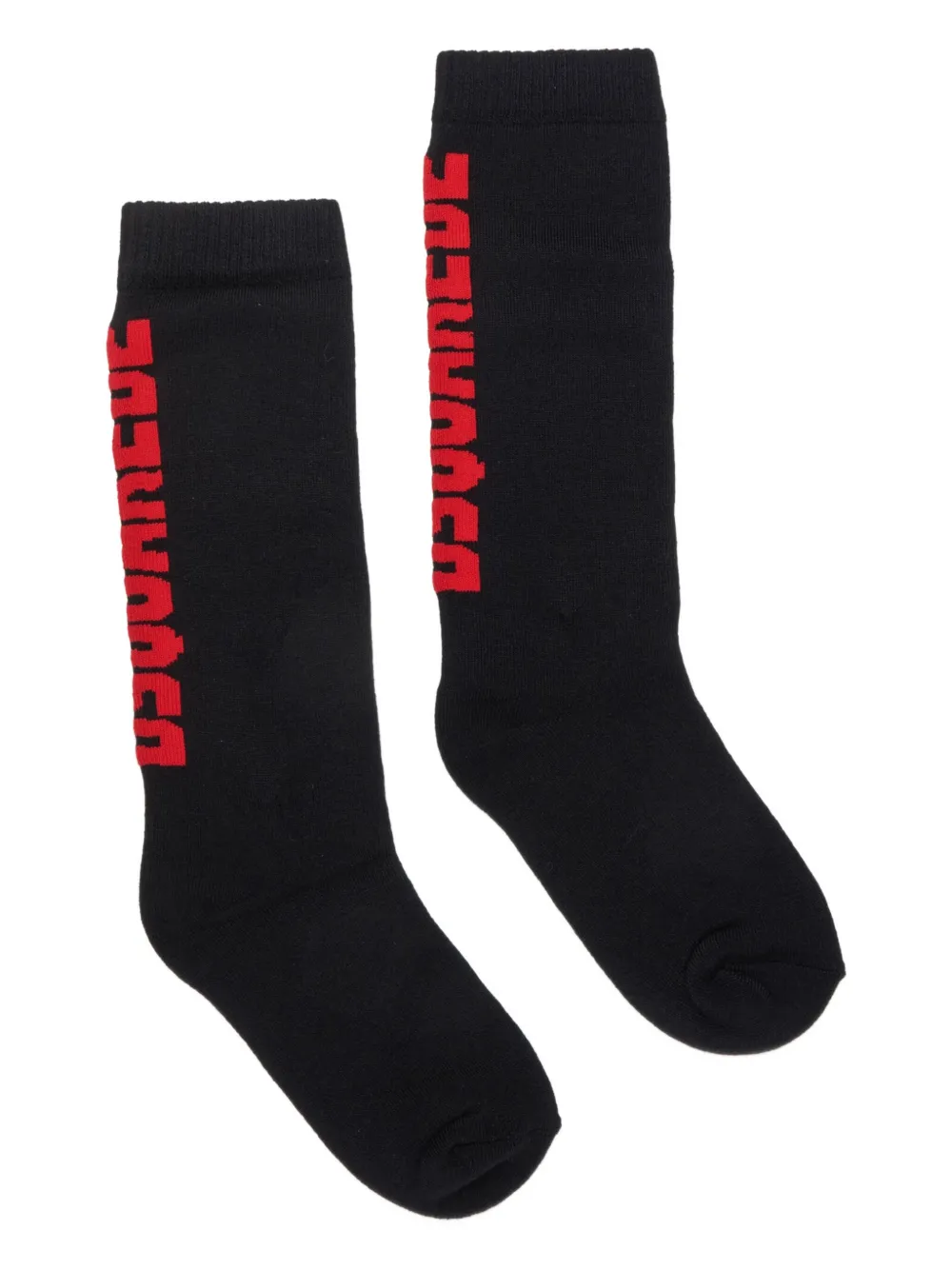 DSQUARED2 KIDS logo socks - Nero