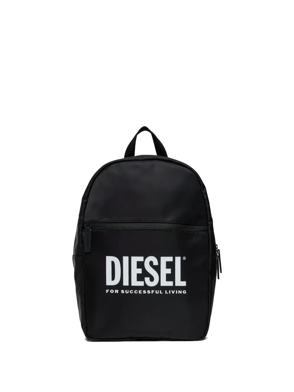 Diesel Kids Wisdel Rucksack mit Logo-Print - Schwarz