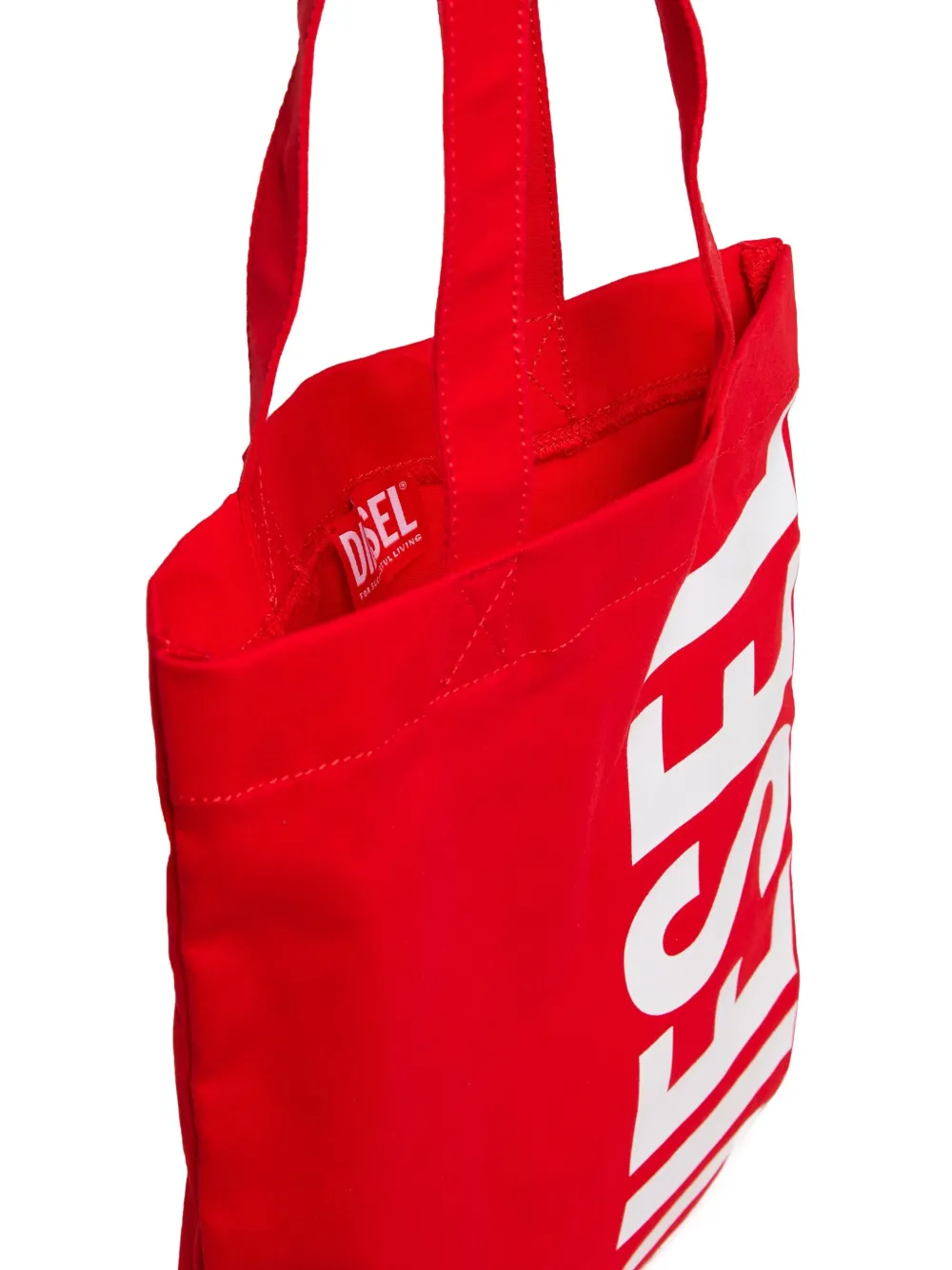 Diesel Kids Wreld schoudertas met logo Rood