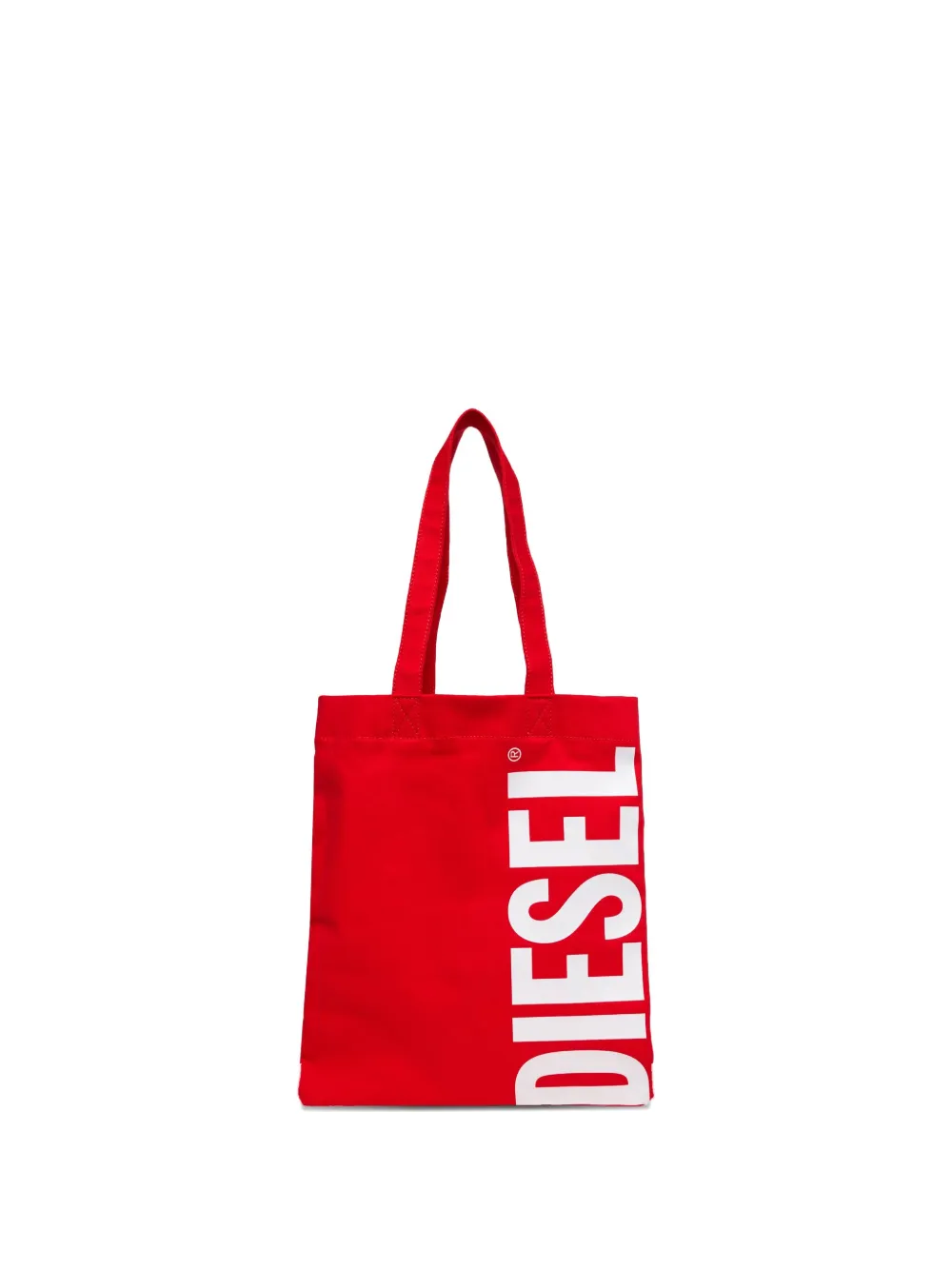 Diesel Kids Borsa a spalla Wreld con logo - Rosso