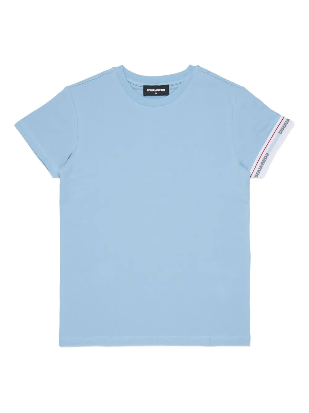 DSQUARED2 KIDS T-shirt a maniche corte con logo - Blu