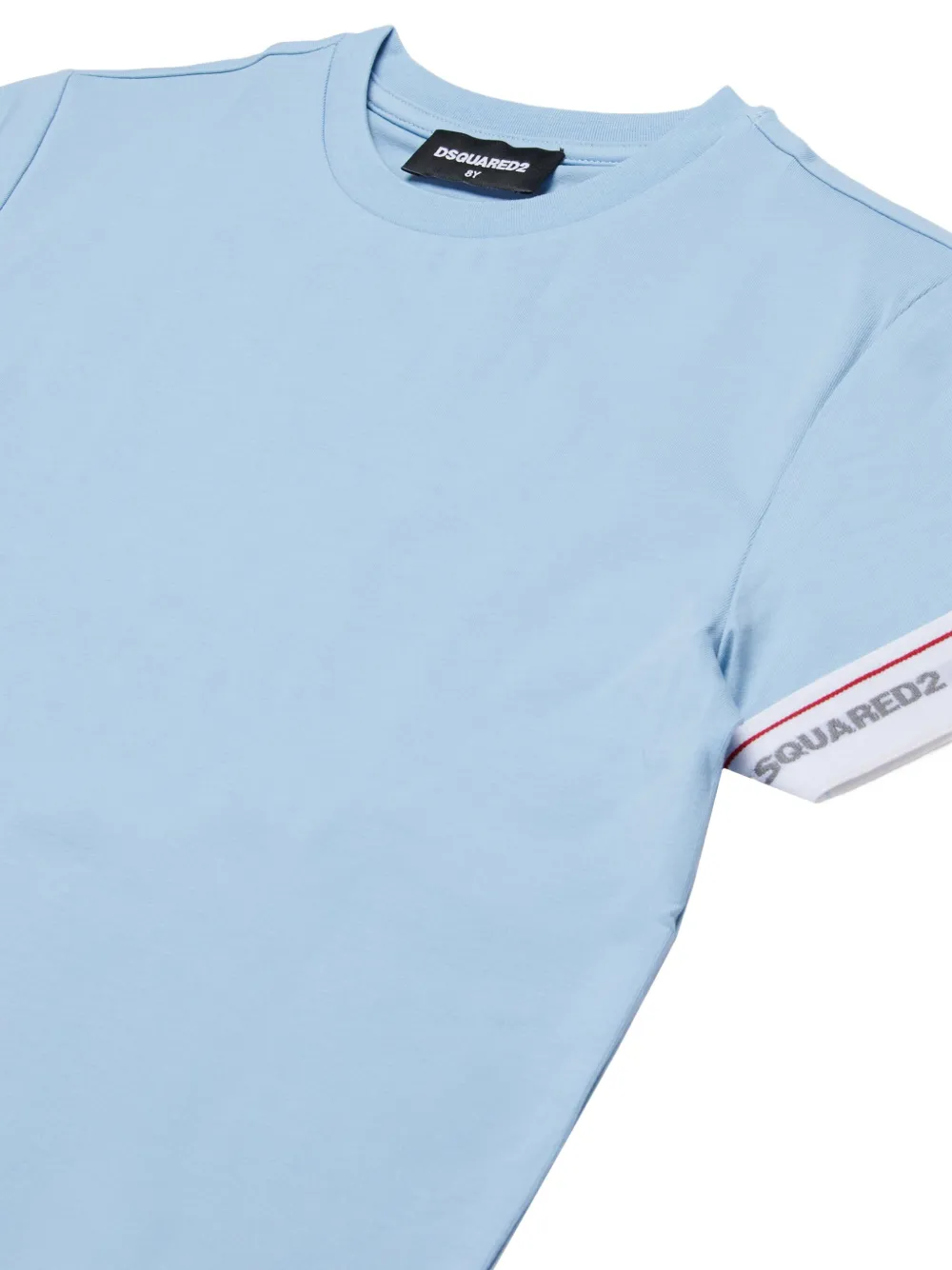 Dsquared2 Short-sleeve Logo T-shirt In Blue