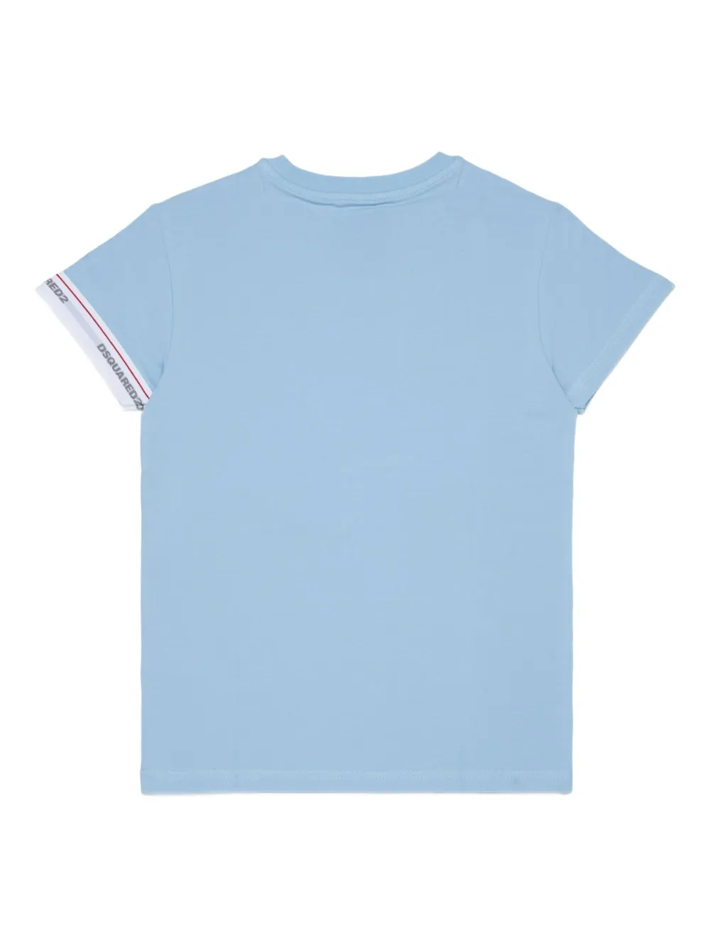 Dsquared2 Short-sleeve Logo T-shirt In Blue