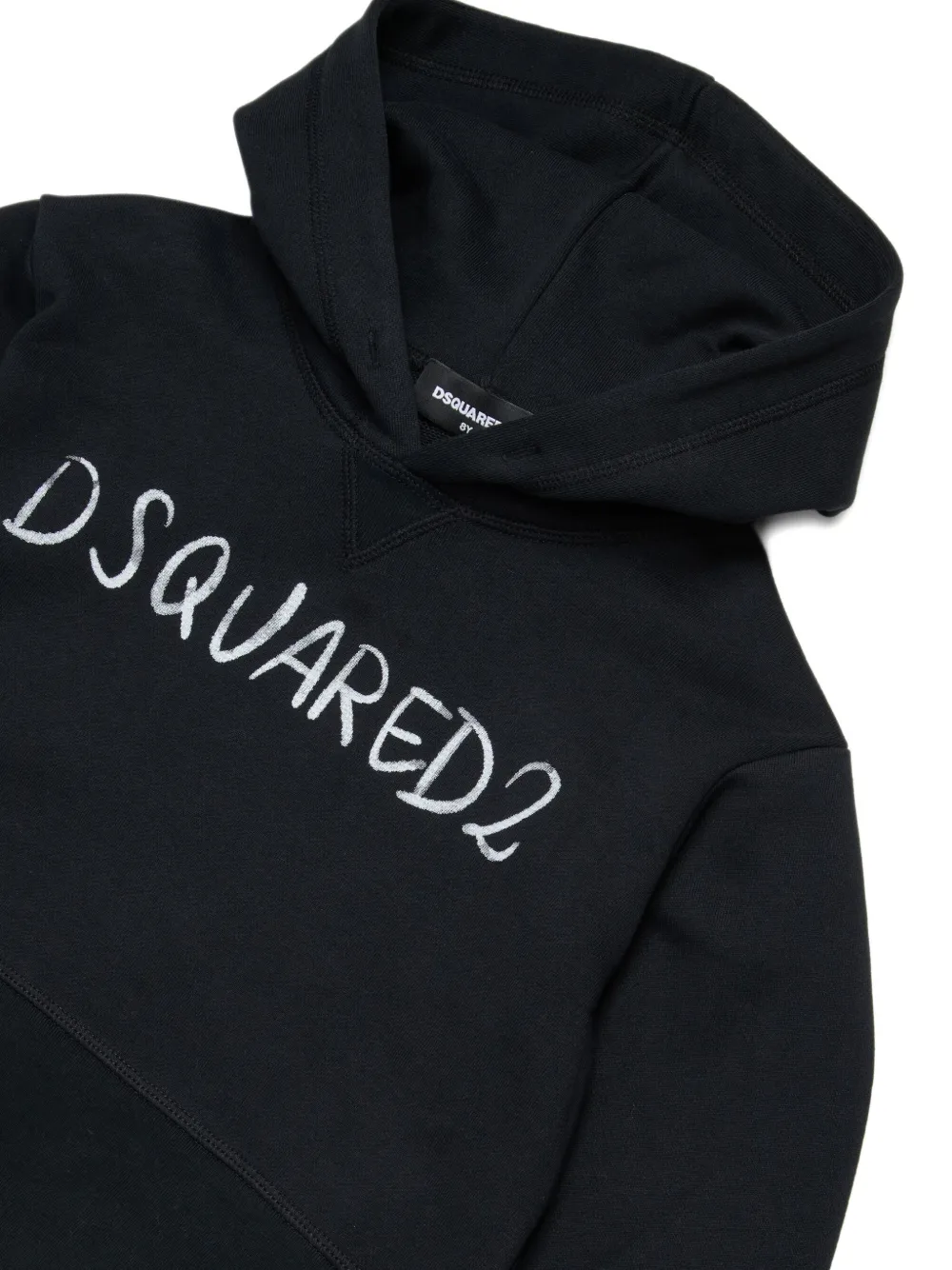 Dsquared2 Logo-detail Hoodie In Black