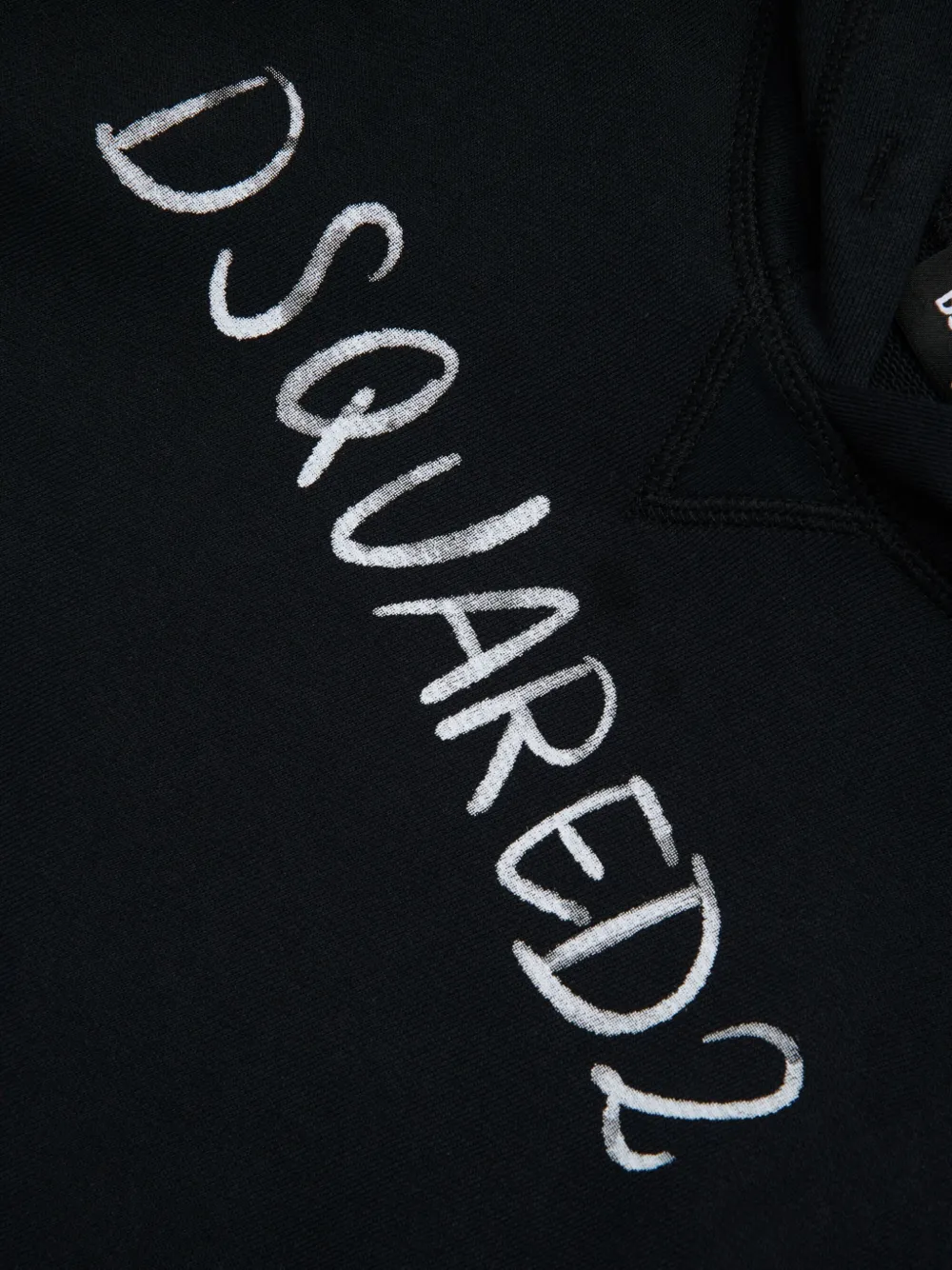 Dsquared2 Logo-detail Hoodie In Black