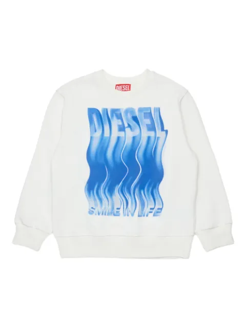 Diesel Kids graphic-print crew-neck sweatshirt