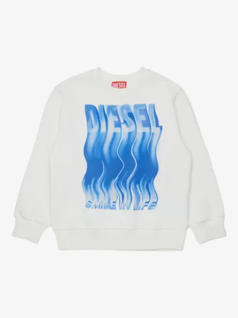 Diesel Kids graphic-print crew-neck sweatshirt