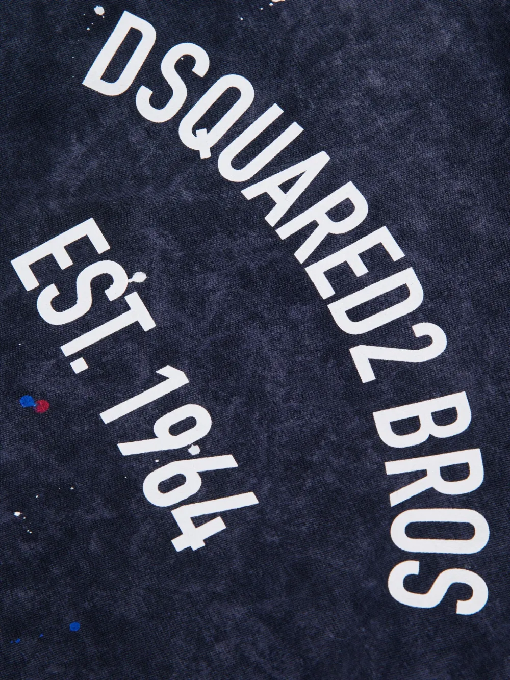 Dsquared2 Logo Crew-neck T-shirt In Blue