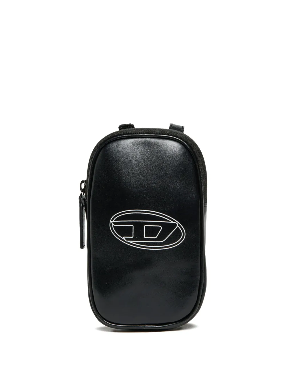 Diesel Kids Borsa a spalla con logo - Nero